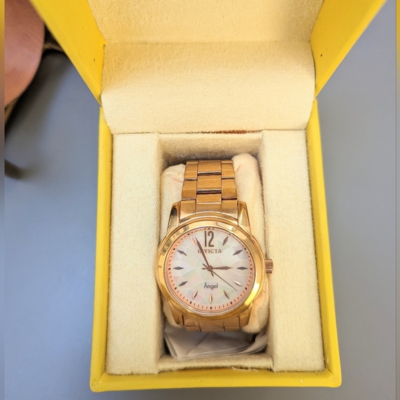 Invicta Angel Mother of Pearl Watch - Picture 2 of 5